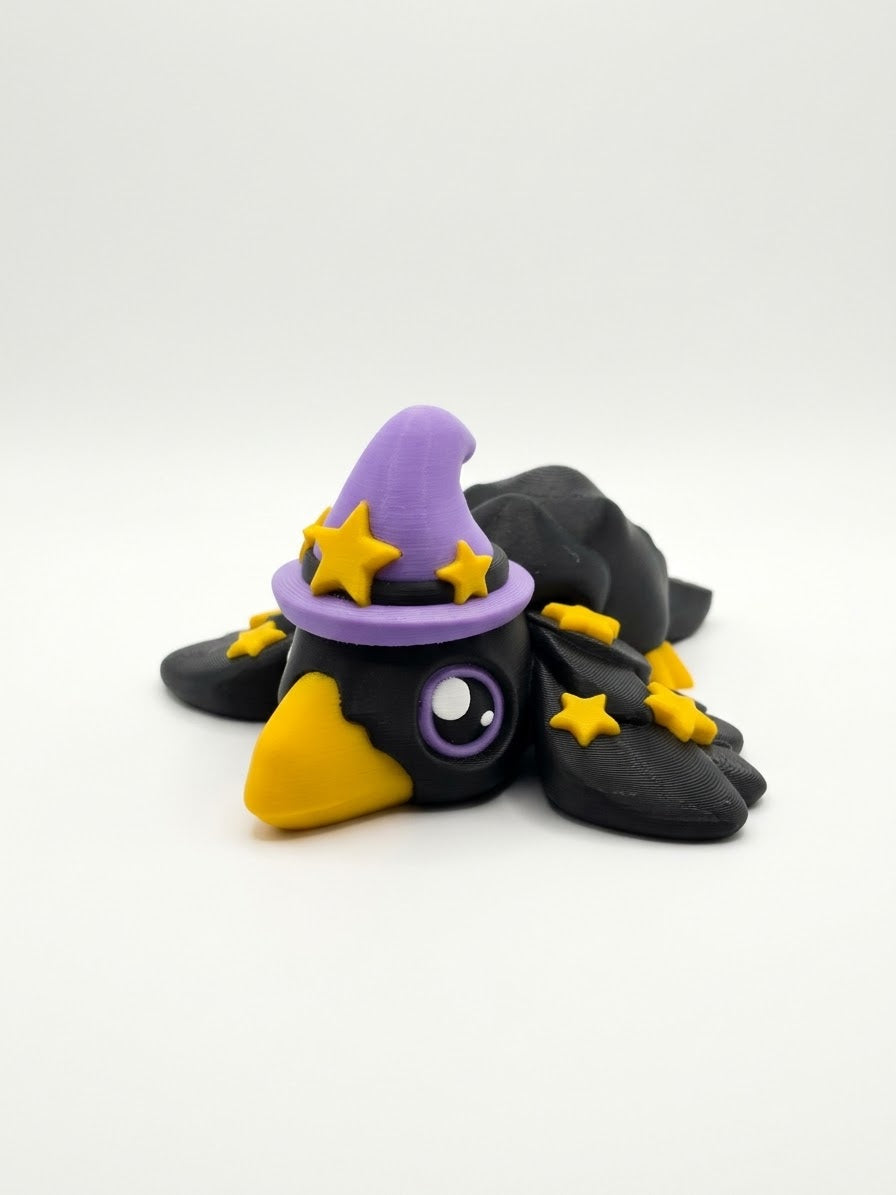 Wizard Crow Figurine