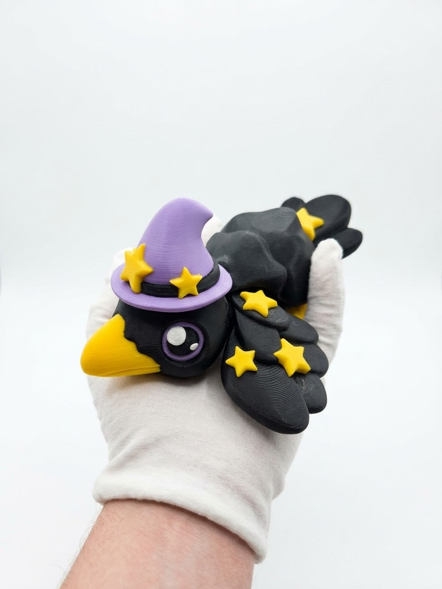 Wizard Crow Figurine