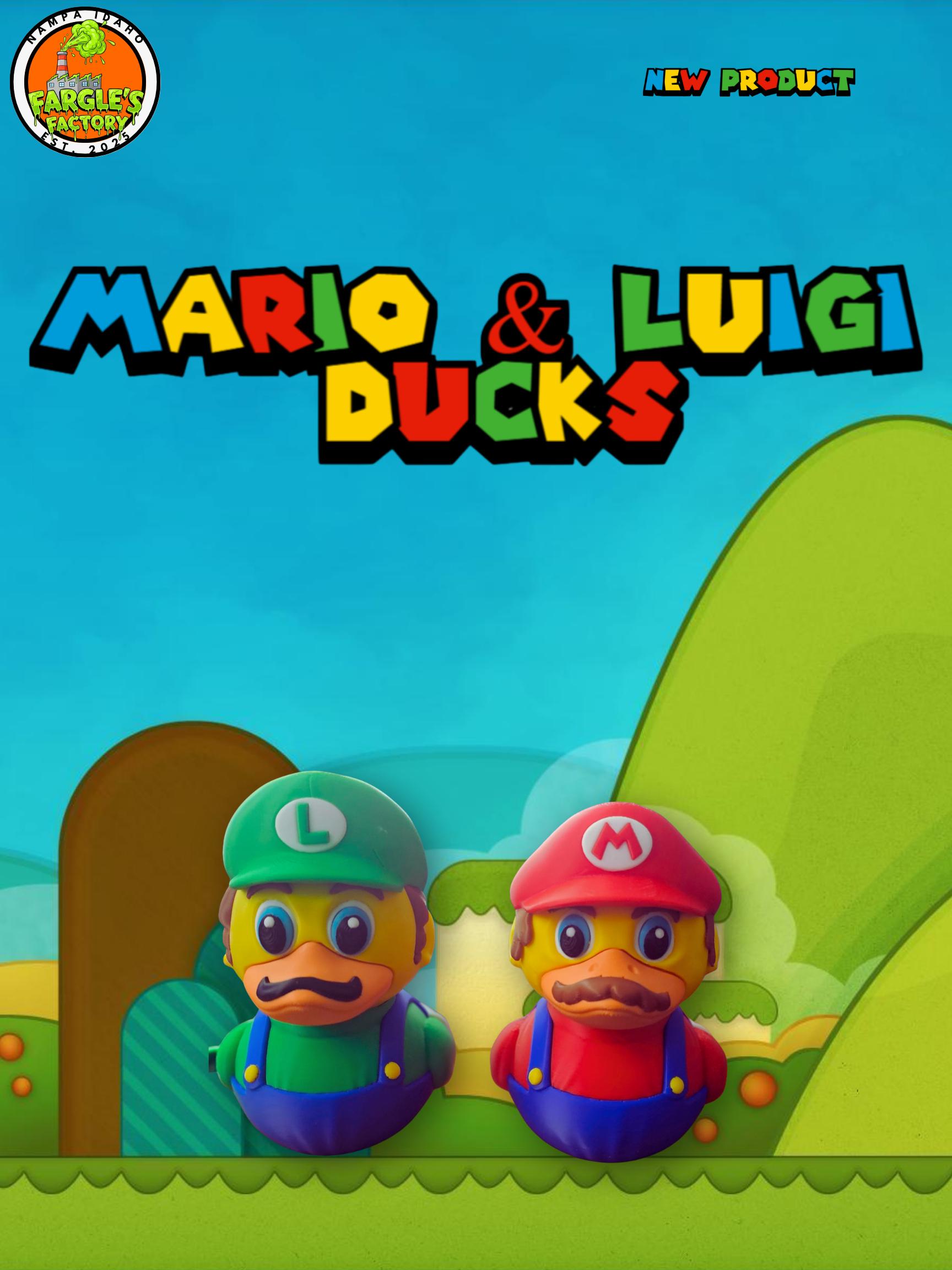 Large 5-Inch Super Mario Duck 3D Print - Unique Gamer Collectible & Decor