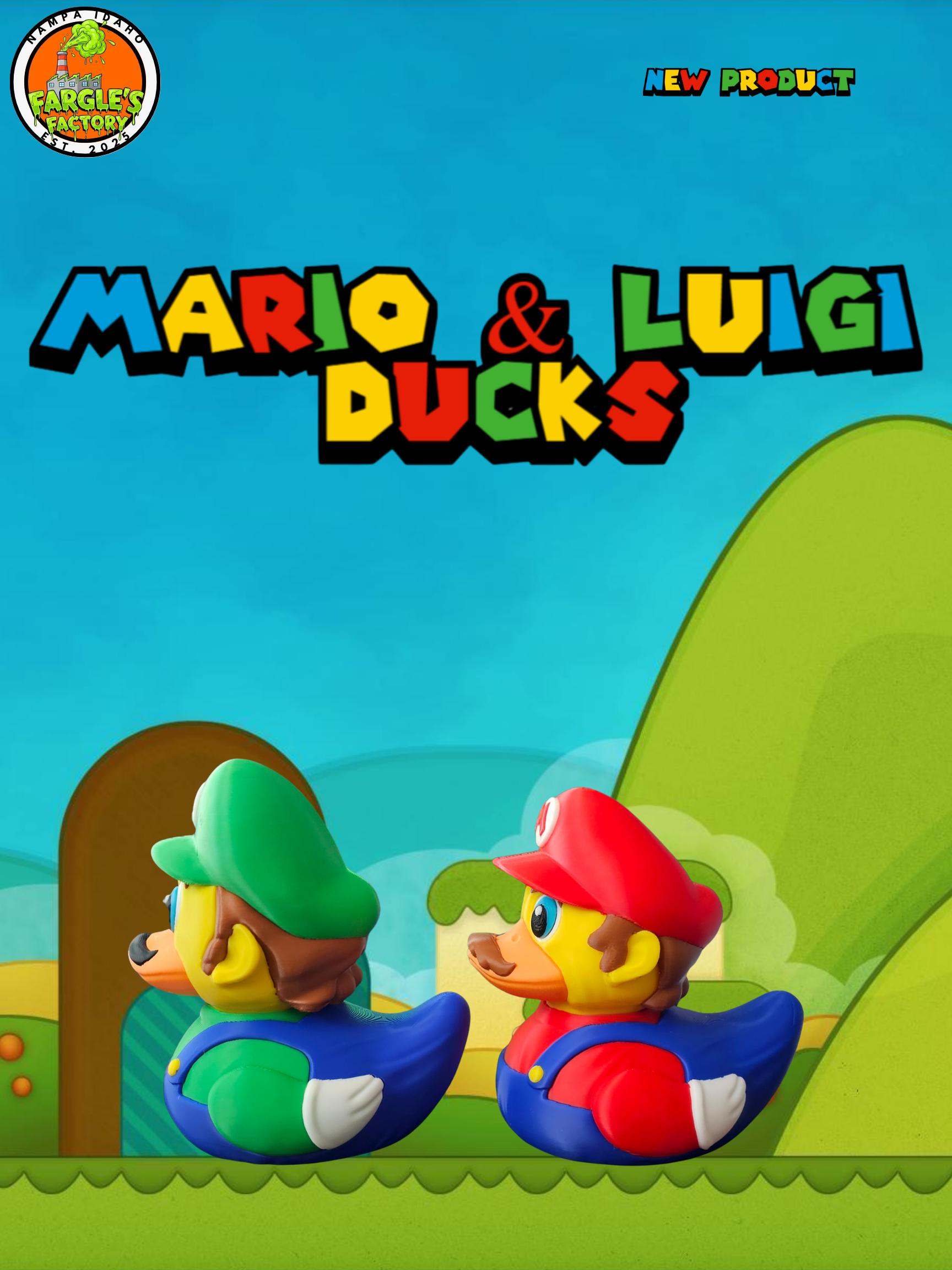Large 5-Inch Super Mario Duck 3D Print - Unique Gamer Collectible & Decor