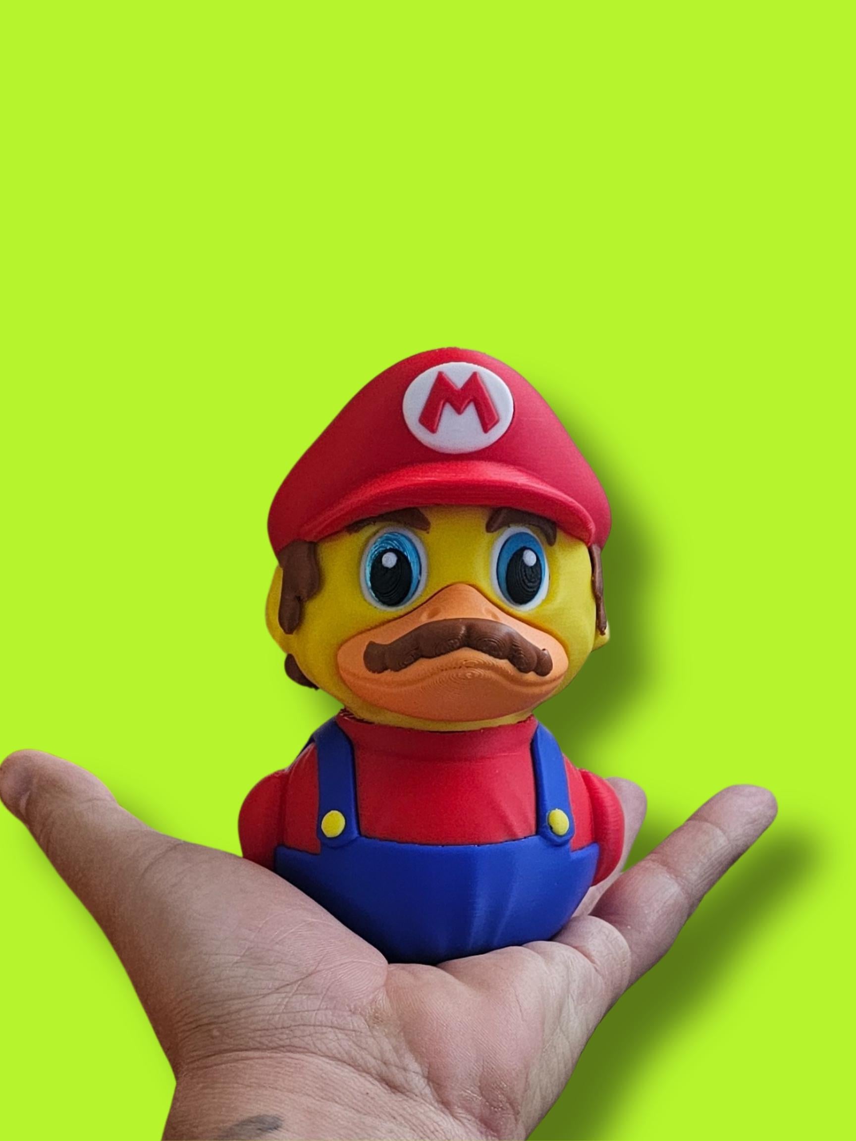 Large 5-Inch Super Mario Duck 3D Print - Unique Gamer Collectible & Decor