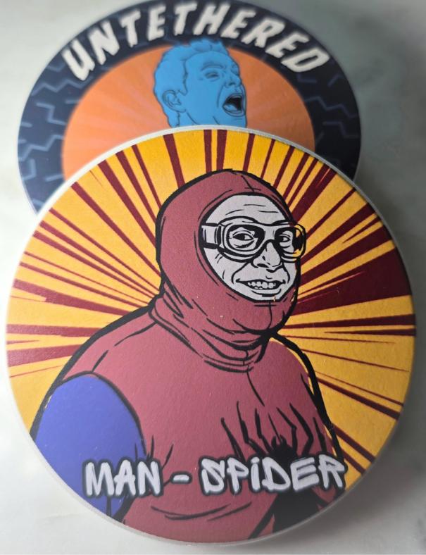 It's Always Sunny Coasters: Ceramic Fan Art 3-Pack
