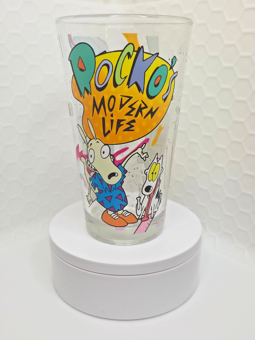 Rocko's Modern Life Decorative Fan Art Pint Glass