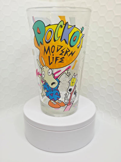 Rocko's Modern Life Decorative Fan Art Pint Glass