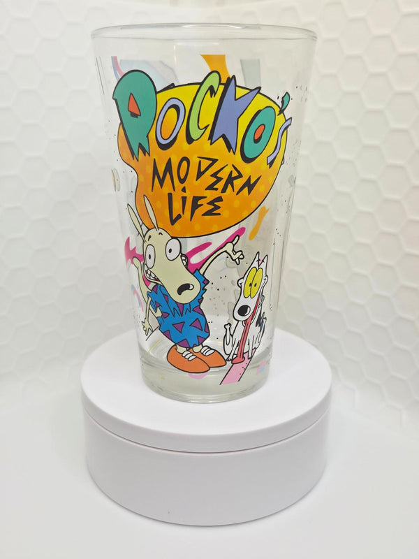 Rocko's Modern Life Decorative Fan Art Pint Glass