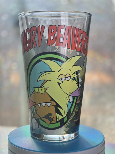 The Angriest Angry Beavers Decorative Pint Glass