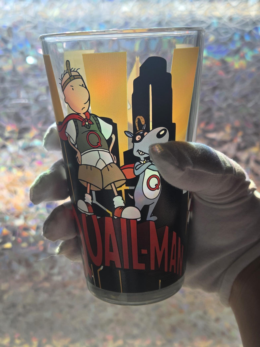 The Great Quail-Man Pint Glass