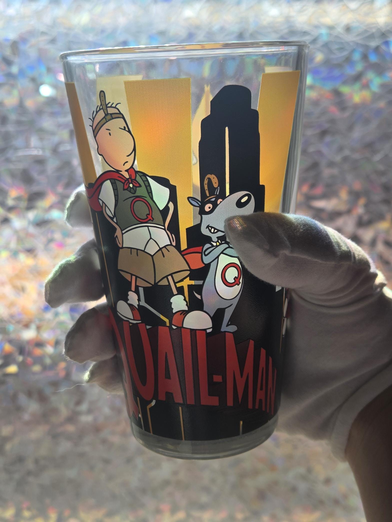 The Great Quail-Man Pint Glass