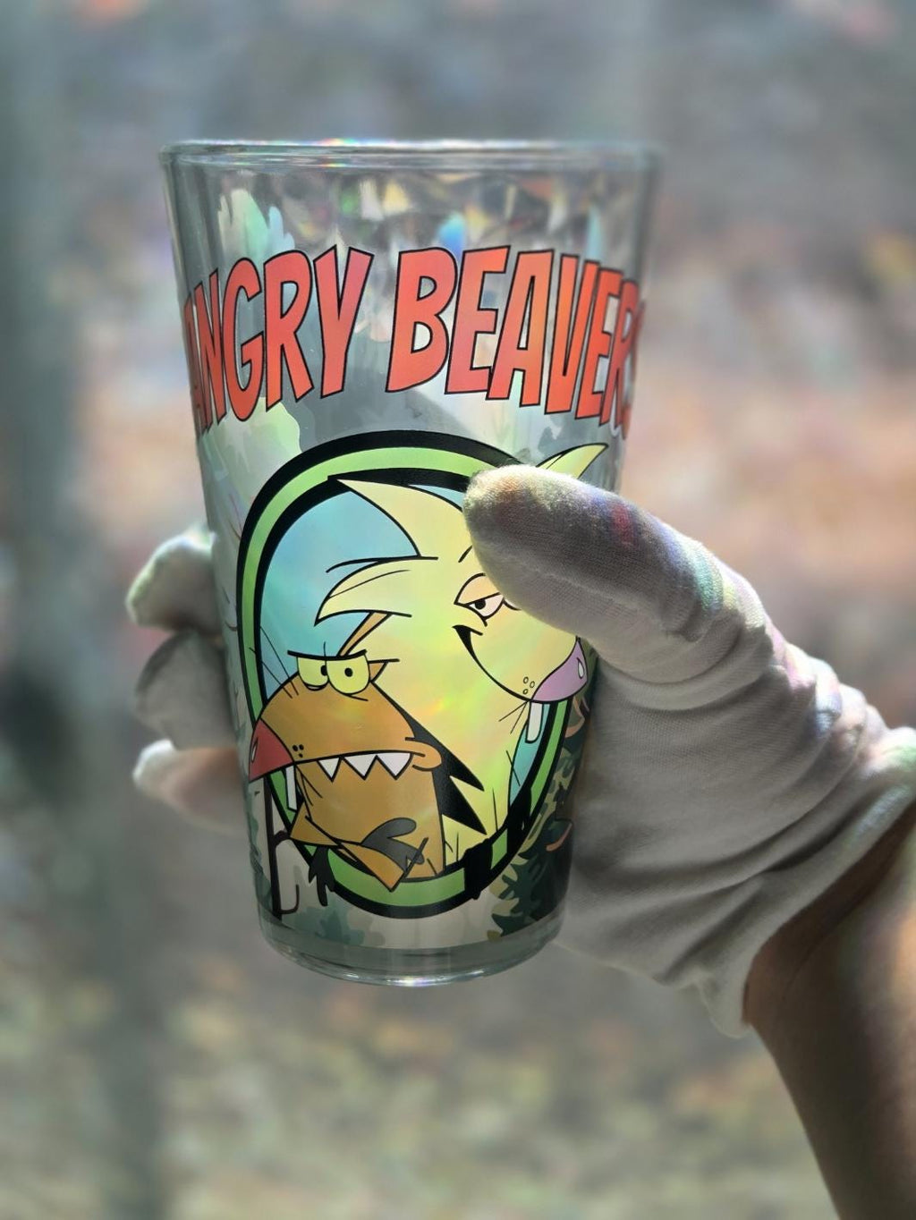 The Angriest Angry Beavers Decorative Pint Glass