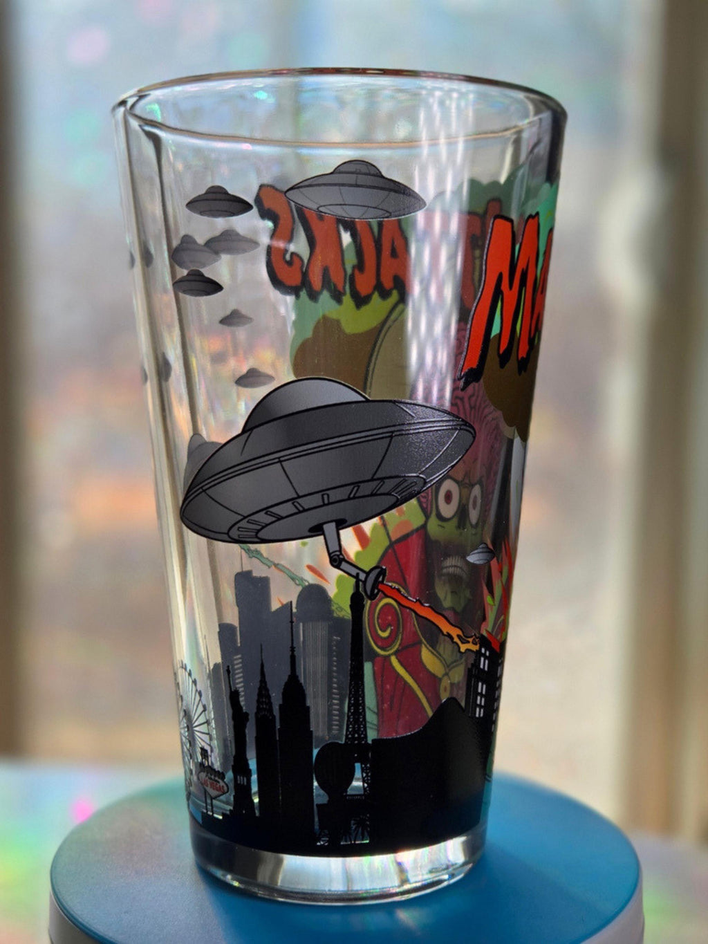 ACK ACK ACK! (Mars Attacks Decorative Pint Glass)