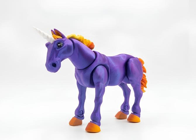 Mythical Poseable Articulating Unicorn Figure