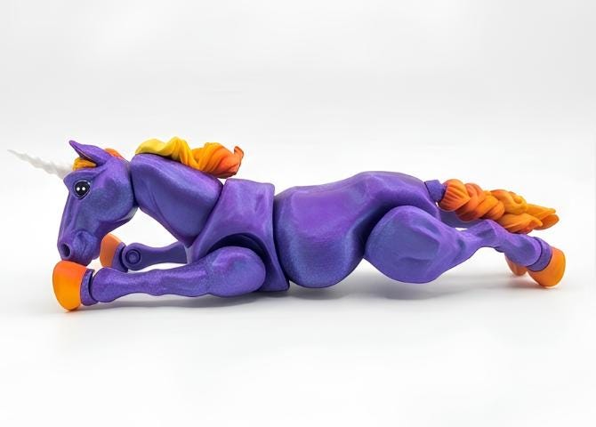 Mythical Poseable Articulating Unicorn Figure