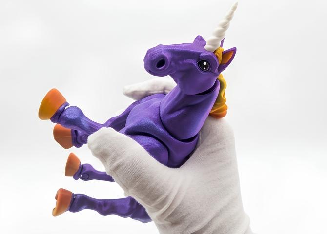 Mythical Poseable Articulating Unicorn Figure