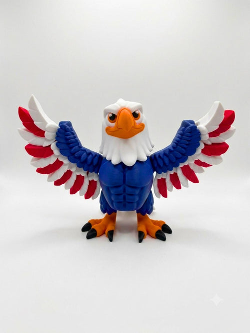 American Patriot Eagle Figurine for Justice For All