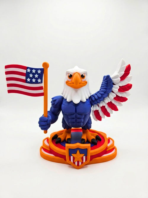 American Patriot Eagle Figurine for Justice For All