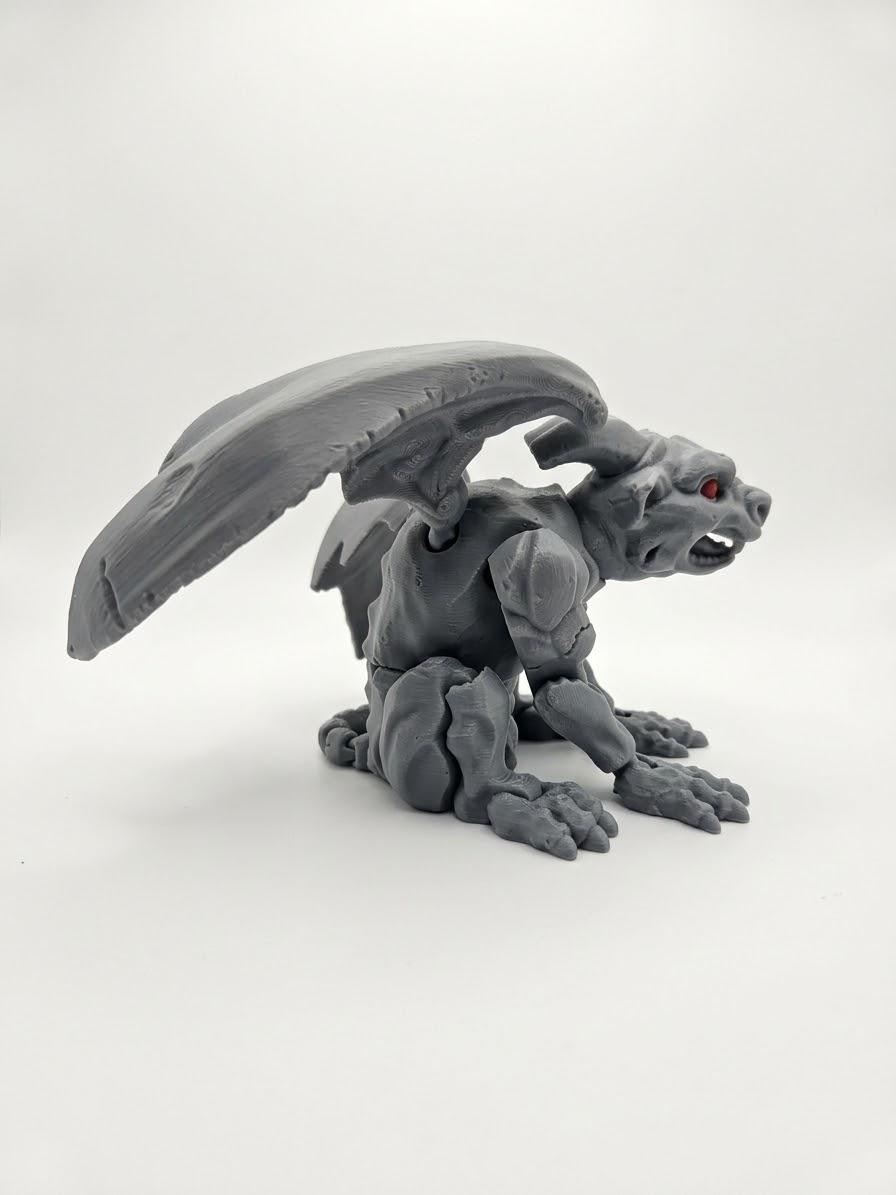 Posable Stone Gothic Gargoyle