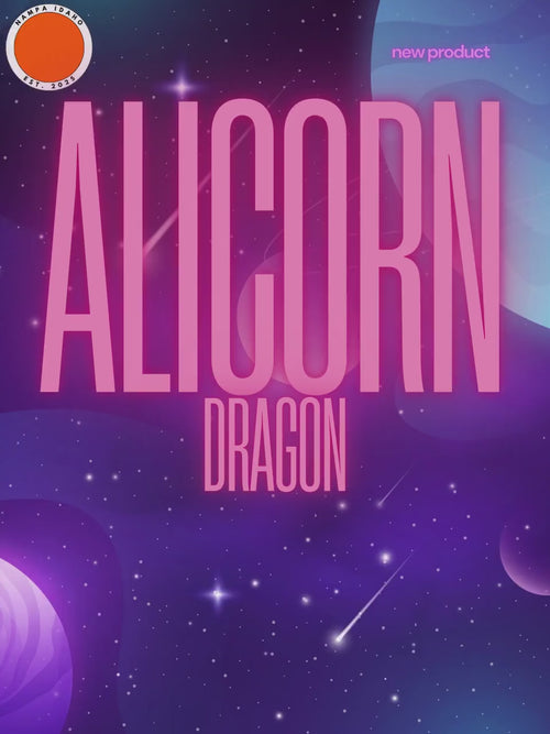 Alicorn Dragon 21.5" | 3D Printed | Multi-color | Articulated