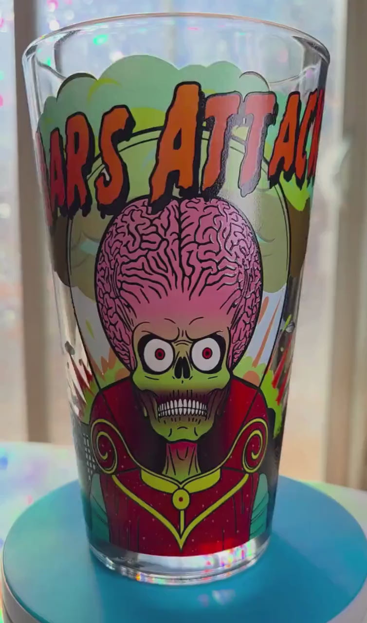 ACK ACK ACK! (Mars Attacks Decorative Pint Glass)